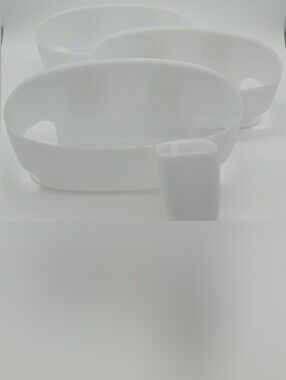 3M Command White/Clear Shower Caddy (3) & Razor Holder (1)